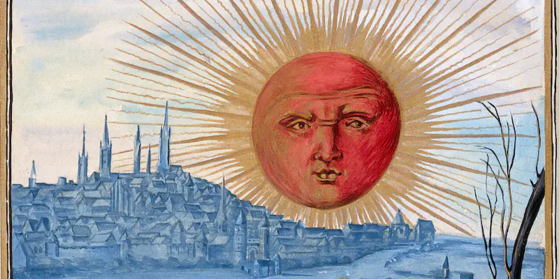 Sun Rising over the City • from Splendor Solis • ca. 16th Century