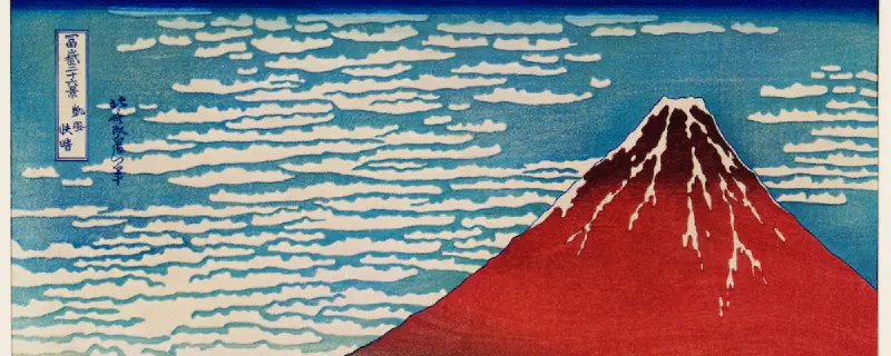 Fine Wind, Clear Morning • Katsushika Hokusai • ca. 1830–32